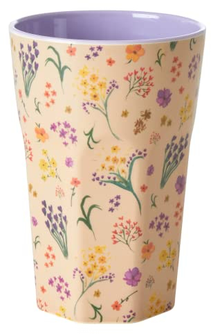Tall Melamine Mug - Multi - Wild Flower Print