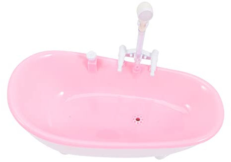 Gadpiparty Mini Spray Tub Electric Doll Bathtub for Birthday Decorations Boy Water Sprinkler Function Boy Girl Toys