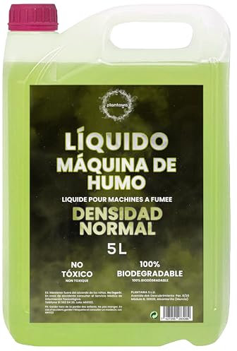 PLANTAWA Cruelty Free Liquide pour machine à fumée de densité normale, 5 litres, Halloween, 100 % naturel et sûr, n'irrite pas les voies respiratoires, sans produits chimiques dangereux, biodégradable
