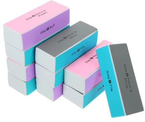 Ipetboom 30 Piezas bloque de pulido lima de uñas de esponja bloque de lijado tampón Limas de pulidor de uñas bloque para pulir uñas manicura buffer bloque de esponja