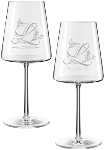 Logoglas 6x Wildberry Gläser 500ml | Aperitif Glas 6er Set - Spülmaschinenfest und Made in Germany