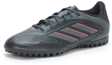 Adidas Unisex-Adult Copa Pure 3 Club Turf Soccer, Black/Carbon/Lucid Red, 7