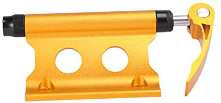 BCOATH Fahrrad Vorderradhalterung Schnellspanner Aluminiumlegierung Gelb Fahrrad Gabelhalterung Für Transport Und Lagerung LKW Anhänger Gepäckträger