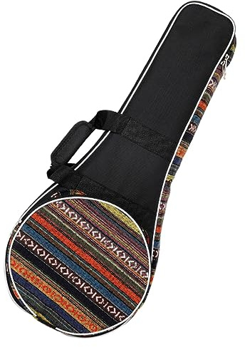 Mandolinen Dicker Rucksack im Nationalstil, Gigbag für Reisen | Oxford Gewebe, Glatt und Robust Verarbeitet, Praktische Trageform, für Mandoline Unterwegs