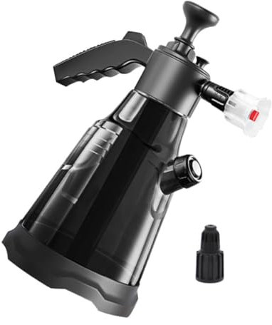 FELTECHELECTR Sprühflasche Zum Reinigen Drucksprühflasche Mit Hochdruckwasserfluss Sprühbehälter Für Autowäsche Und Gartenarbeit Großes Fassungsvermögen Aus Robustem Pp-material