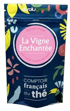 Thé Mixte La Vigne Enchantée - Comptoir Français du Thé - Thé Mixte raisin - Maison Française - Thé en vrac