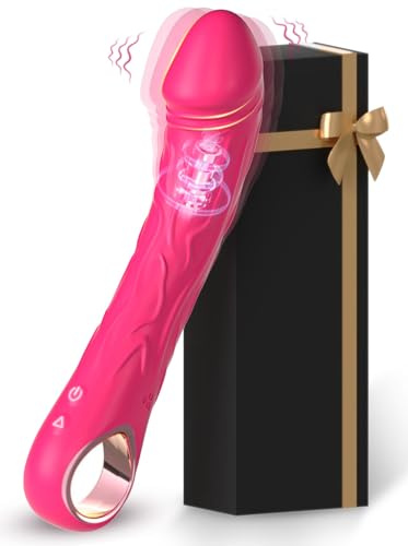 Vibradorador Mujer Juguetes Eroticos Dildo Realista Vibrador con 10 Modos Vibradores Consoladores.. para Mujer con Vibración mujer Vibradorador Succionador Clítoris Juguete Sexualmujer