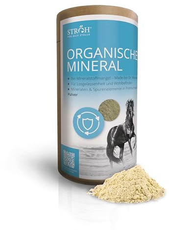 STRÖH Organisches Mineral für Pferde - Mineralien & Spurenelemente - 1,2 kg