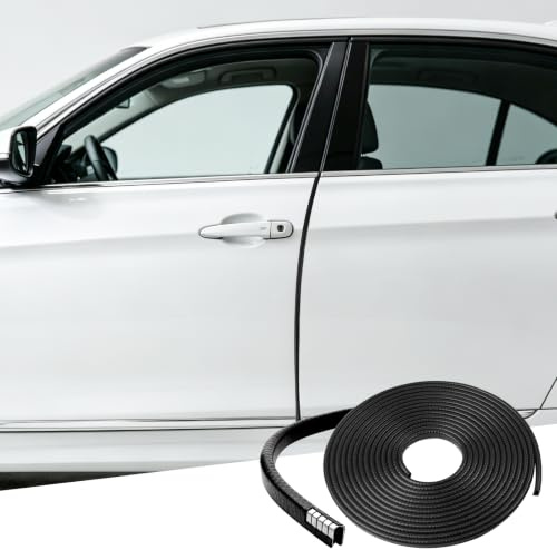 Hexizexi 6m Kantenschutz für Bleche Kantenschutzprofil Klemmbereich 1-2mm | U-Form Autotür Türkantenschutz Gummi Kantenschutz Schwarz für Autos Handwerk Bootsbau Haushalt Limousinen LKW SUV ATV UTV