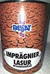 Passat Imprägnierlasur/Farbton Ebenholz / 5 L/Speziallasur auf Lösemittelbasis v. Holzfachhandel/für höchste Ansprüche/mit UV-Schutz/empfohlen für Handwerk und Industrie
