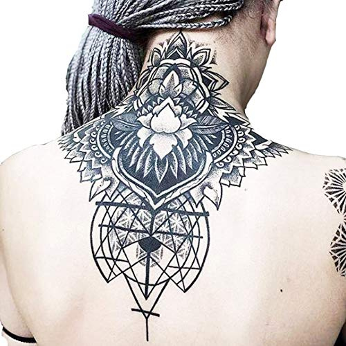 Tatouages floraux temporaires adultes pour femmes Tatouage temporaire réaliste Faux tatouage Fleurs (#1)