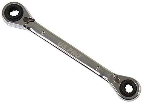 US Pro Clé à cliquet réversible 4 en 1 8 mm 9 mm 10 mm 11 mm 72 dents