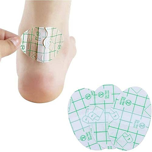 100 Stück Blister Prevention Foot Care Protection Pad, transparentes Druckstellenpflaster zur Vorbeugung von Blasen, transparentes Pflaster für sofortige Schmerzlinderung