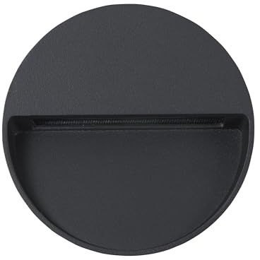 4lite Outdoor Wall Light (Graphite) 130Lm IP54 Rated LED Integrated Surface Low-Level Exterior Wall Lamp - 4L2/3100-4yr Guarantee