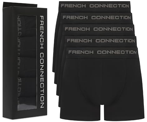 French Connection FC1 Mens Boxer Shorts Multipack Cotton Stretch Underwear