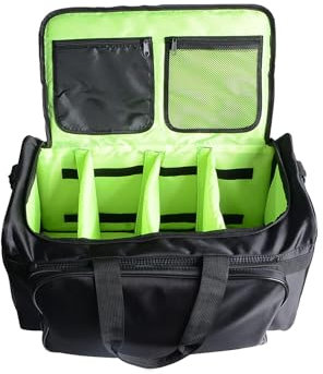 Qiveno 30L Multi-Function Sneaker Bag - Waterproof Duffel with Adjustable 4-Layer Storage and Shoulder Strap for Gym, Travel, and Sports