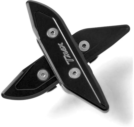 Jingyingtt Supporto specchio Tappo foro Morsetto Copertura Moto Moto Parabrezza Vista posteriore Laterale CNC Compatibile con TMAX T-Max 530 SX/DX 2012-2017