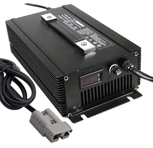 WLEJSL Chargeur Batterie Haute Puissance pour Chariot Élévateur Électrique 2000 W 12 V/24 V/36 V/48 V/60 V/72 V avec Prise Anderson 350 A pour Batterie Plomb Acide,36V 40A