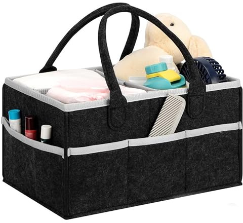 CHSG Sacchetto di Stoccaggio Per Pannolini Per Bambini，Set Entry-Level e Valigia Dell'Accessorio, Borsa Di Trasporto e Maniglia Di Viaggio, Borsa Di Stoccaggio Del Cambio Del Pannolino Del Giocattolo