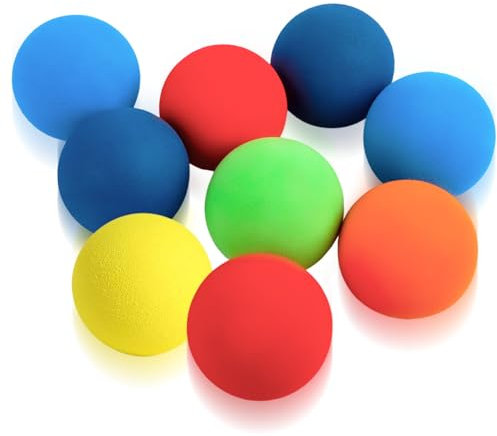 12 Stück Weiche Schaumstoffbälle, Farbenfrohe Eva-Schaumstoffbälle, Weiche Softbälle für Sicheren Indoor-Spielspaß, Jungen und Mädchen(2-Zoll)