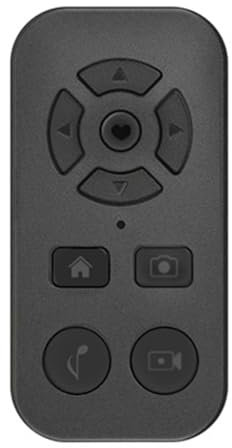 Kdouehg Télécommande Intelligente Bluetooth pour Téléphone Portable Télécommande Universelle Perche à Selfie Contrôleur D'Appareil Photo Bluetooth Noir