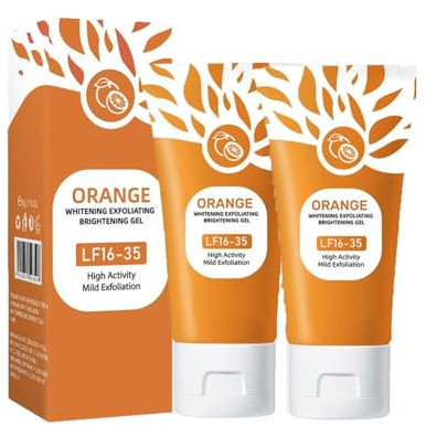 Natürliches Orange Peeling Gel,2 Stück Orange Gesicht Reinigung Peelings, Peeling-Gel für das Gesicht, PeelingS Für Gesicht Tiefenreinigung