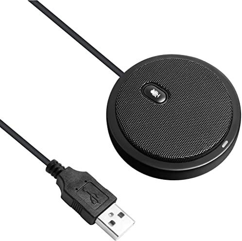 Storage Bag Omni-directional Condenser Microphone Mic For Meeting Business Conference Computer Laptop PC Voice Chat Video Games Live