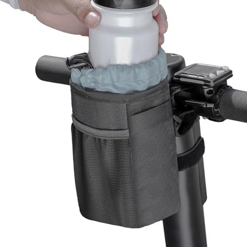 Bicycle Bottle Holder | Thermal Rack for Coffee Cups on Bikes | Adjustable Replacement Mounting Accessory with Strap Clip for Mountain Bike, Road, Motorcycle, Kayak,