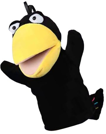 Handpuppen für Kinder – 25 cm Marionetten mit Tieren | weiches Plüschspielzeug ideal für kreative Erzählungen Lernspiele und Entwicklung der Fantasie der Kleinen