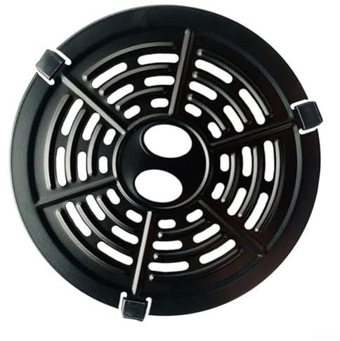 Placa de parrilla de acero inoxidable de 2 cuartos compatible con freidoras de aire Dash y Bella para una cocina saludable