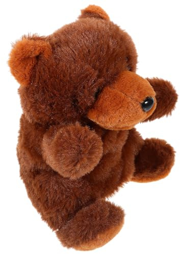 KICHOUSE Interaktives Handpuppe Bär für Junge Mädchen mit Buntem Cartoon Design Fördert Kreativität und Kommunikation für Puppentheater und Eltern Junge Mädchen Spiele