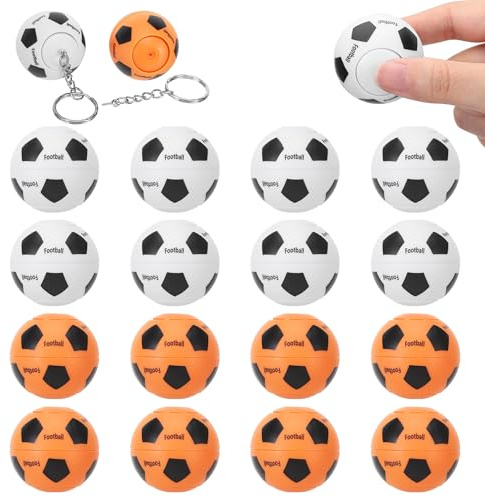 Fútbol Regalos Cumpleaños Niños Colegio, Fidget Spinner Llaveros Infantiles | 16uds, Fidget Toy Detalles Cumpleaños Niños y Niñas, Pequeños Regalos para Niños, Rifa Premios, Regalos de Fiesta