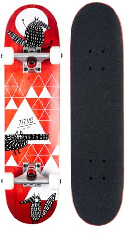 TITUS Skateboard - Micro - Kinder ab 4 Jahre bis 6 Jahre, Jungen & Mädchen