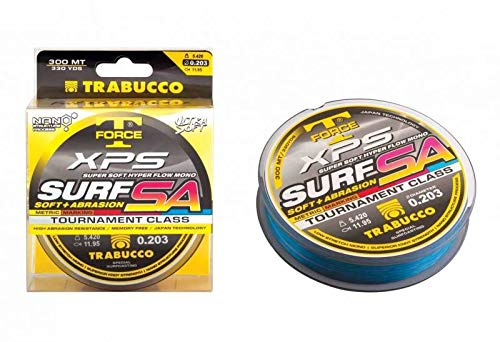 Trabucco Filo da Pesca Surf Sa Mark System 0.181 mm 300m-330yds in Fluoirine