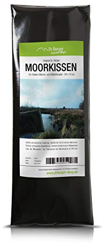 Premium Natura, cuscino termico originale 39 x 14 cm, fisioterapia, benessere e casa, con materiali di consumo naturali, torba, fango, Fango