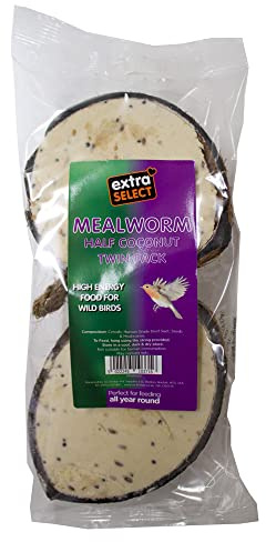 Extra Select Wild Bird Half Filled Coconuts 2pk