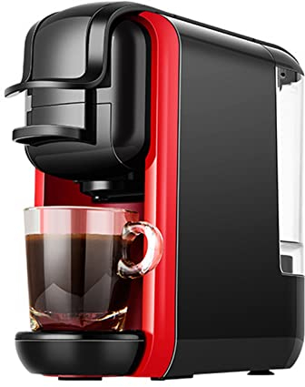 DieffematicKF Coffee Machines Capsule Coffee Machines All-in-One Espresso Machine Capsules And Ground Coffee (Color : 514-black, Size : UK)