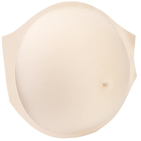 Couleur de Peau Réaliste Faux Ventre de Grossesse, Costume de Performance Polyvalent Faux Ventre, Respirant, Matériau Doux, Ceinture Réglable