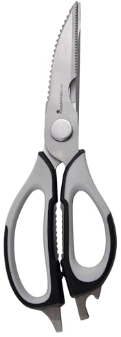 MasterPRO ELEGANCE - Tijeras de Cocina Acero Inoxidable - Mango Ergonómico - Alta Durabilidad - Recomendado Lavado a Mano