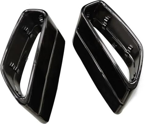 Auto-Auspuffrohr Für BMW G30 G31 528 530 525 2018-2021 Auspuffrohr Hintere Auspuffabdeckung Schalldämpferrohrabdeckung Verkleidung Schwanzkehle Rahmen Auspuffendrohr(Schwarz)
