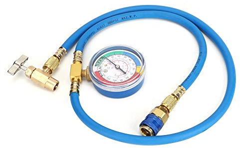 WPKD BLUEIY Auto R134A Klimaanlage Kältemittel Ladestuchs Ch Lauch mit Anzeige, Auto AC Kältemittel Ladestuchs Ch Lauch Kit für Auto-Klimaanlage