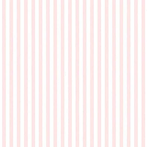 Manhattan Comfort NWPR33833 Pasco Vinyl Solid Striped Wallpaper Roll, Pink