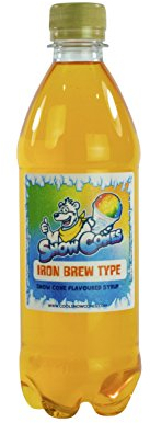 Slush | Snow Cone Syrup | Compatible with ALL Slush Puppy Machines | 500ml Bottles Pick Your Flavour (500ml, Iron Brew)