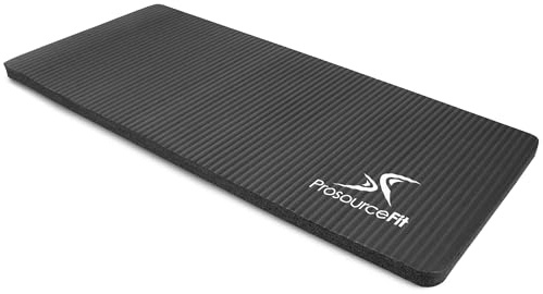ProsourceFit Extra Thick Yoga Knee Pad and Elbow Cushion 15mm (5/8”) Fits Standard Mats for Pain Free Joints in Yoga, Pilates, Floor Workouts