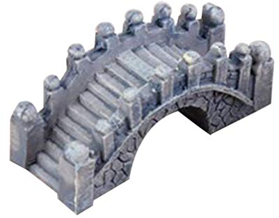 SUPVOX Antique Resin Miniature Arch Bridge for Fairy Garden, Bonsai, and Fish Tank Decor Garden Ornaments for Miniature Accessories