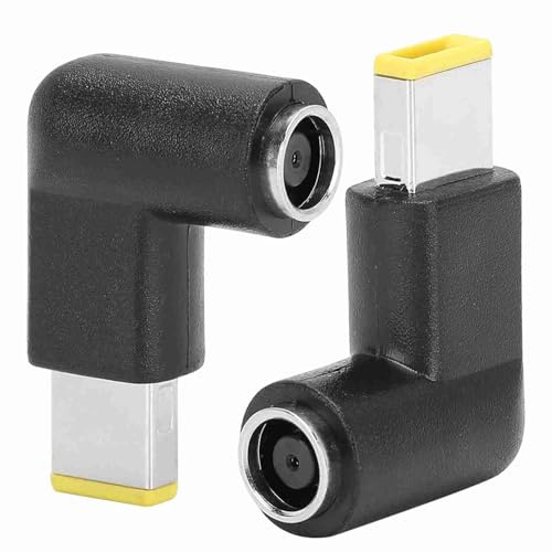 Connettore adattatore a gomito a 2 pezzi, connettore adattatore di alimentazione, per ThinkPad