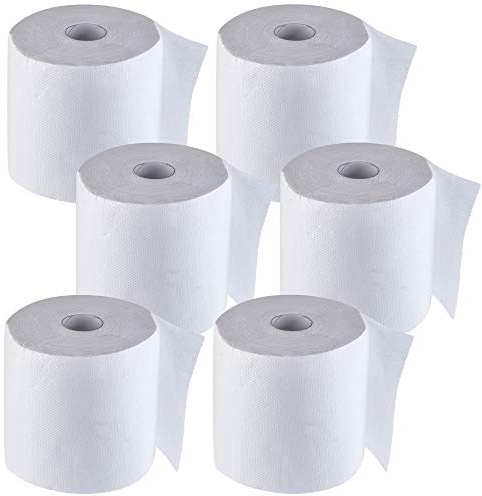 KADAX Kitchen Roll, 2-Ply Kitchen Paper Made of 100% Cellulose, Paper Towel, Embossed Kitchen Towel, Household Roll for Cleaning, Toilet Paper, Household Paper, White (6.60 m)