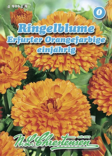 N.L. Chrestensen 490649 Ringelblume Erfurter Orangefarbige (Ringelblumensamen)