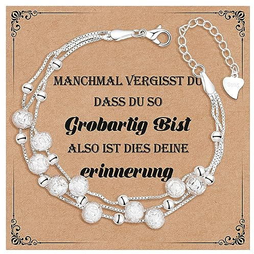 Armband Damen Geschenke für Frauen Geburtstagsgeschenk für Frauen Tochter | Damen Armbänder Silber, Inspirierendes Armband Das Geburtstagsgeschenk für Frauen Freunde Töchter Mutter Kollegen Mädchen
