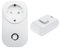 Fernbedienbare Steckdosen, ECO-NEWLEAF Kinetic Fernbedienungssteckdose, 13A kabellose Steckdose mit selbstbetriebenem Fernbedienung für Haushaltsgeräte, Fernsteckdose mit 30 m Reichweite (Pack of 1)